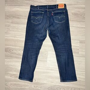 Levis 541 Athletic Fit Stretch Jeans Men's Sz 40W 30L Blue Dark Wash